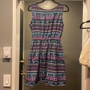 Printed sleeveless dress